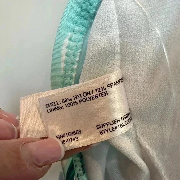 Liz Claiborne | Tropical Floral Tankini Swimsuit Top Size 22W NWOT - Picture 12 of 14